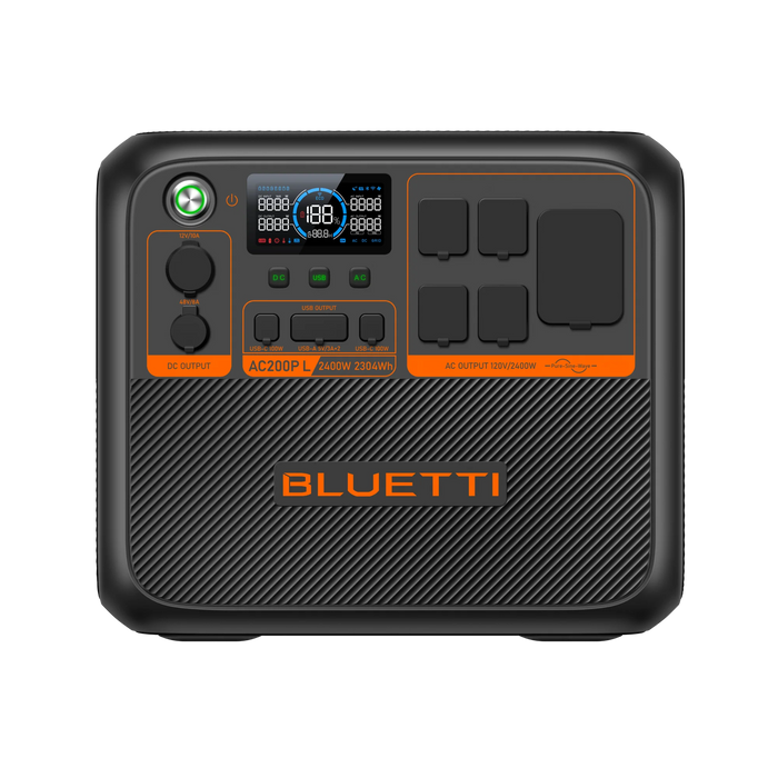 BLUETTI AC200PL +B300K + 2* PV200D Portable Power Station