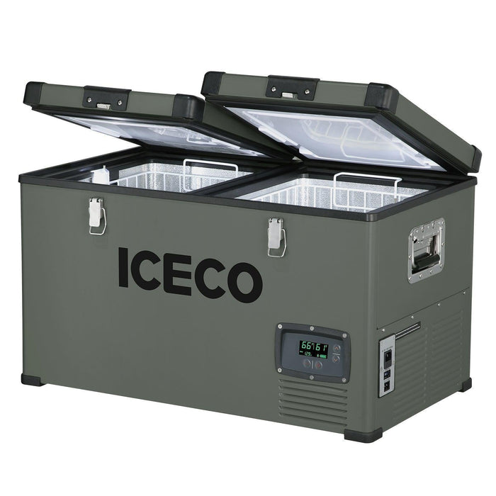 ICECO | 63.4QT VL60 Dual Zone Metal + Cover