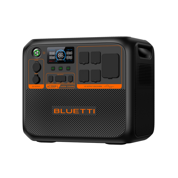 BLUETTI AC200PL +B300K + 2* PV200D Portable Power Station