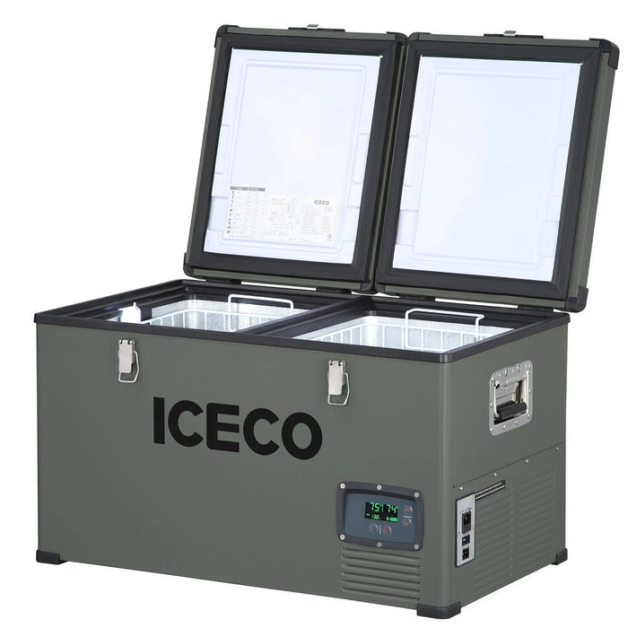 ICECO | 63.4QT VL60 Dual Zone Metal + Cover