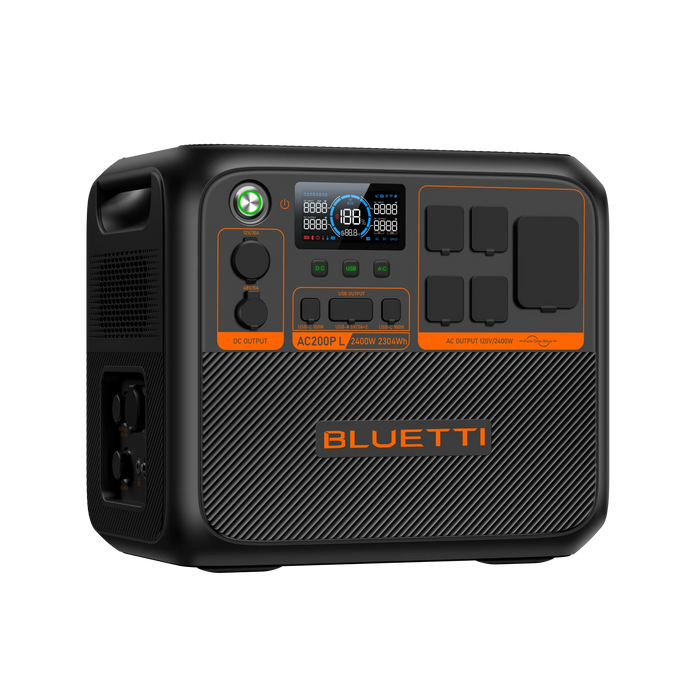 BLUETTI AC200PL +B300K + 2* PV200D Portable Power Station