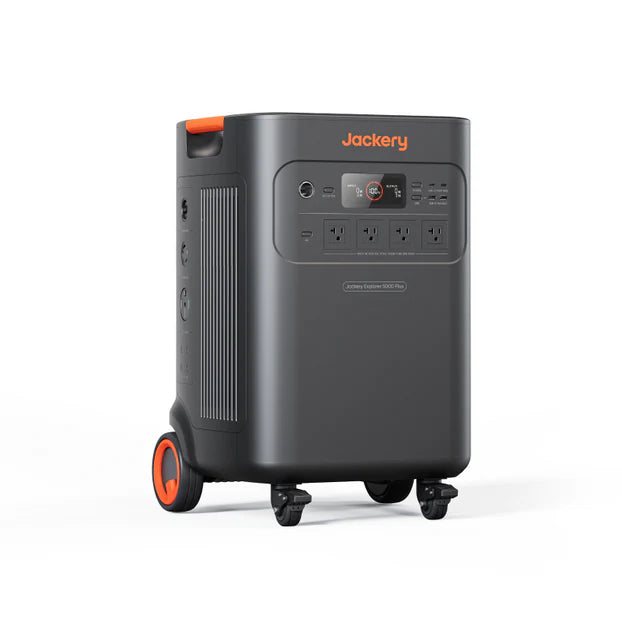 JACKERY | E5000Plus+*2 500W Solar Panel- Portable Power Station | 5040Wh