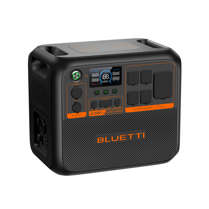 BLUETTI AC200PL +B300K + 2* PV200D Portable Power Station