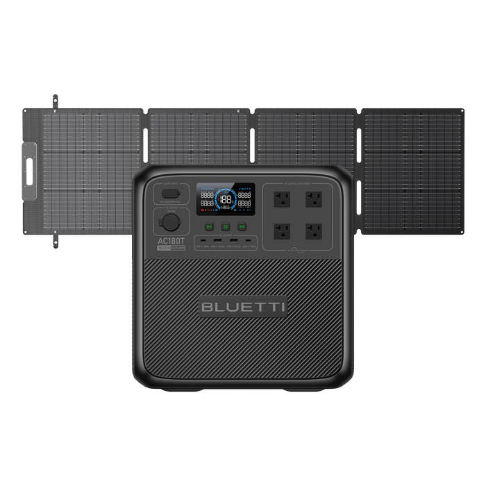 BLUETTI AC180T Portable Power Station + *1 SP200L | 1,800W,1433Wh