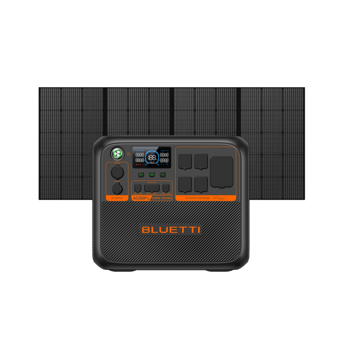 BLUETTI AC200PL +B300K + 2* PV200D Portable Power Station