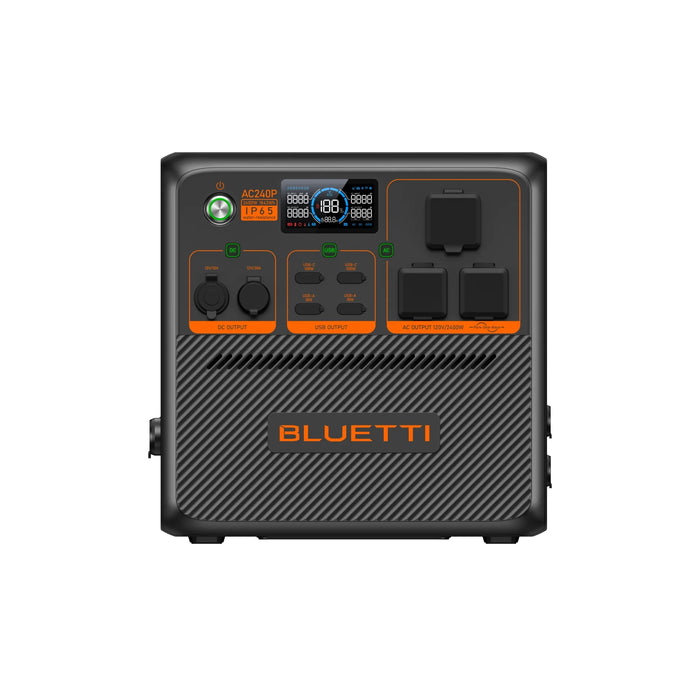 BLUETTI- AC240P + PV350 Portable Power Station Solar Kit.