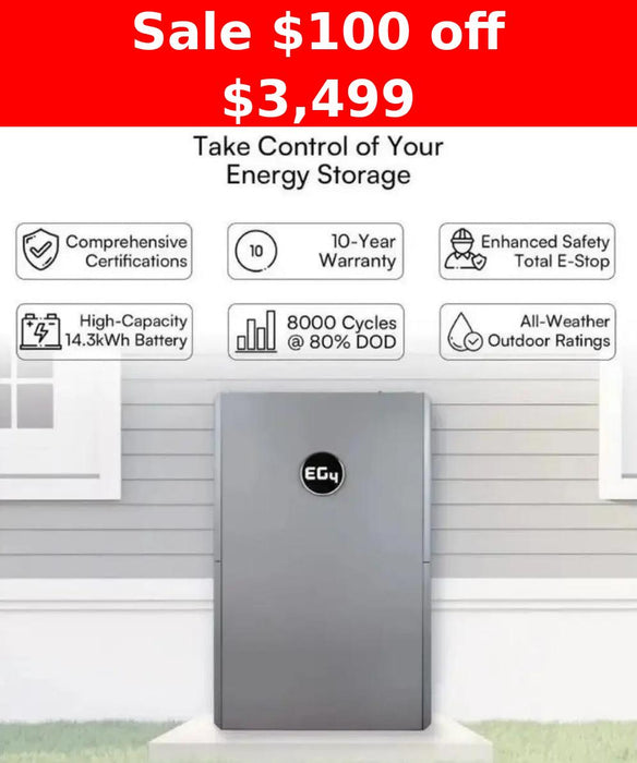 EG4 | 48V POWERPRO | 14.3kWh LiFePO4 Battery