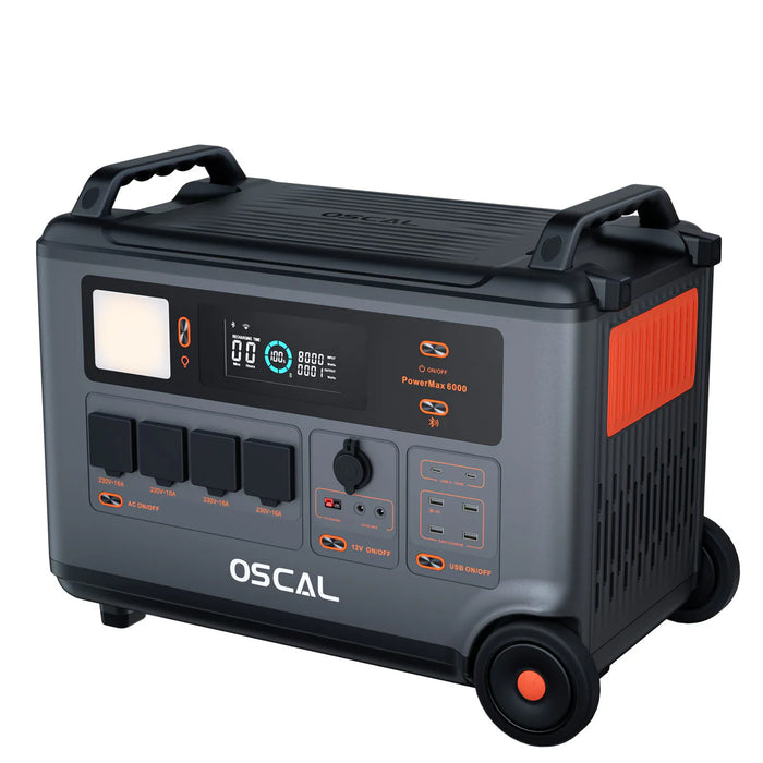 OSCAL | PowerMax 3600 Portable Power Station | 3600Wh