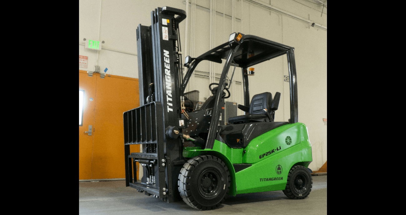 TitanGreen Lithium Forklift EP18K-Li 3500